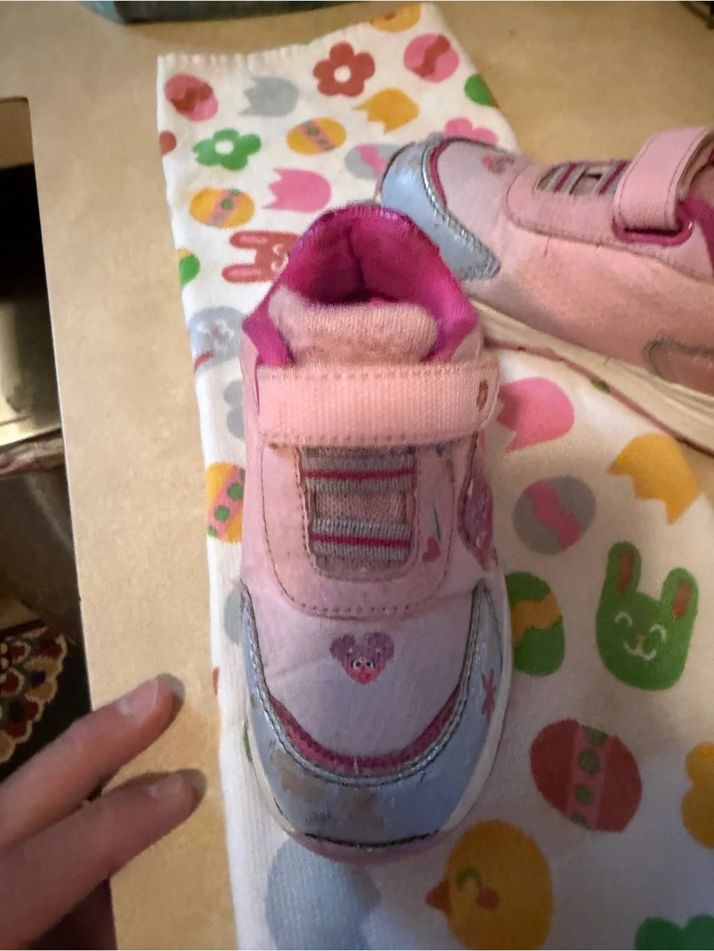 Elmo/Abby Pink Velcro Sneakers